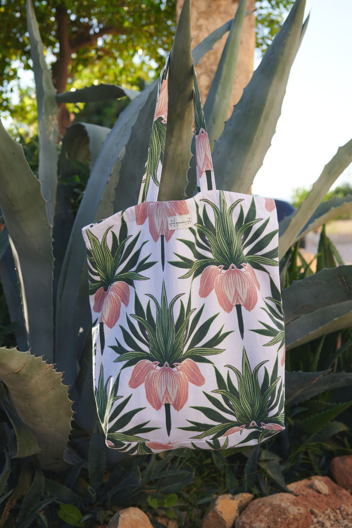 Deco Bud Ivory Canvas Bag