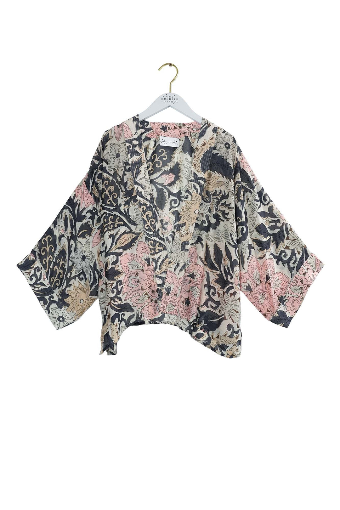 Block Taupe Kimono