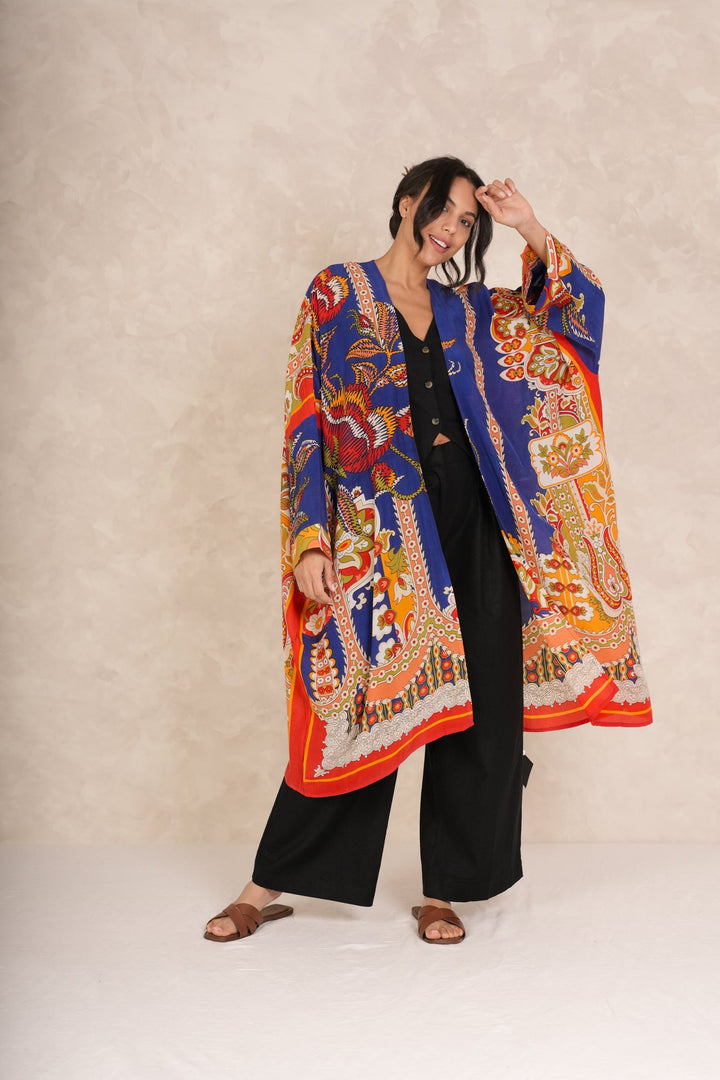 Carnival Cobalt Grande Kimono