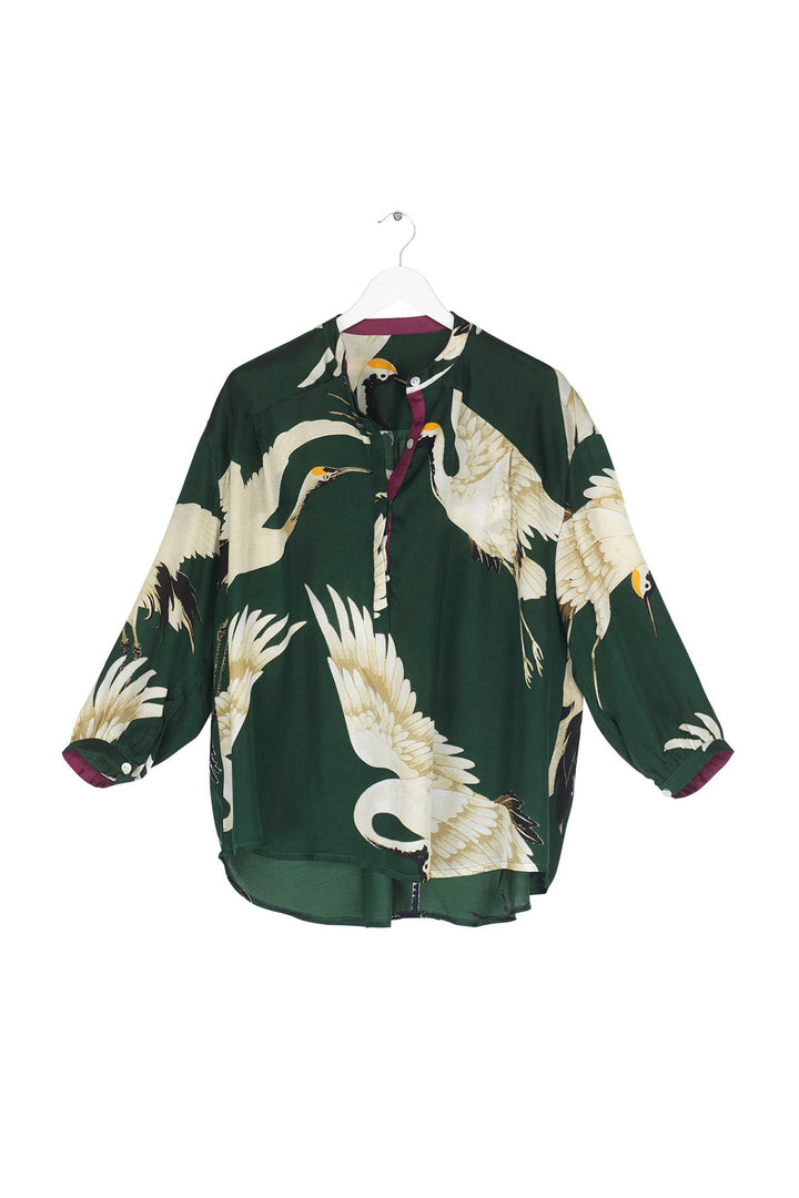 Stork Forest Green Darcy Shirt