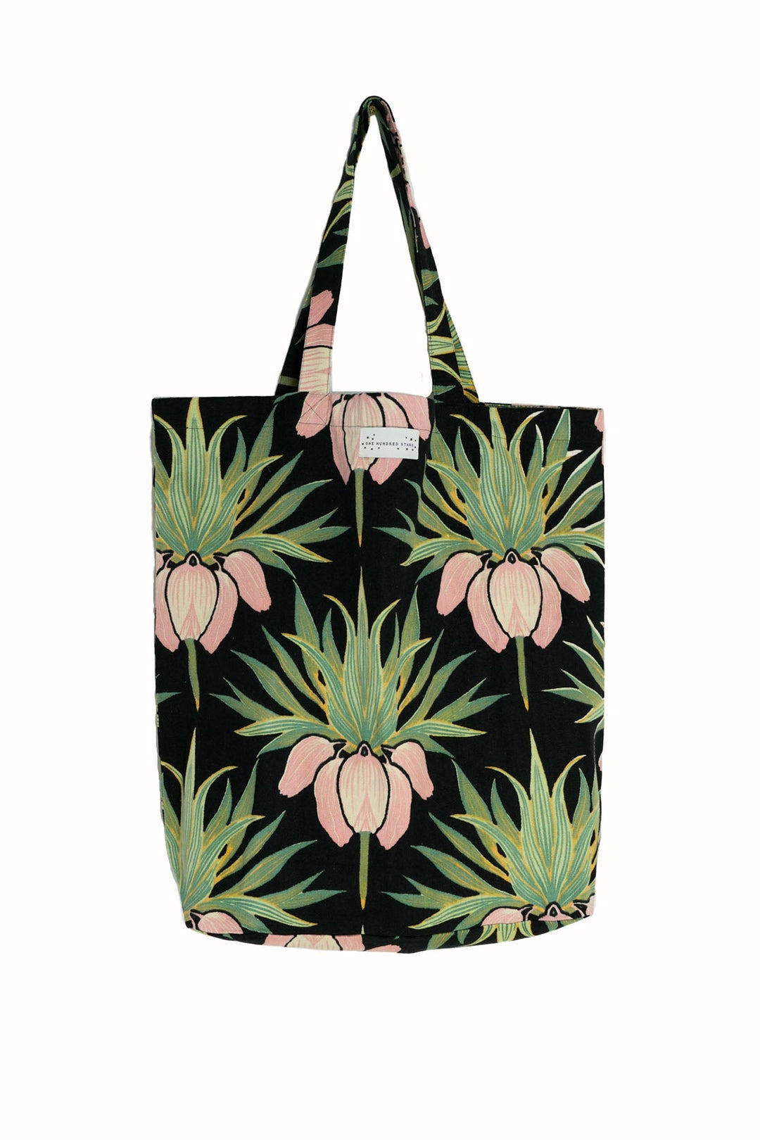 Deco Bud Black Canvas Bag