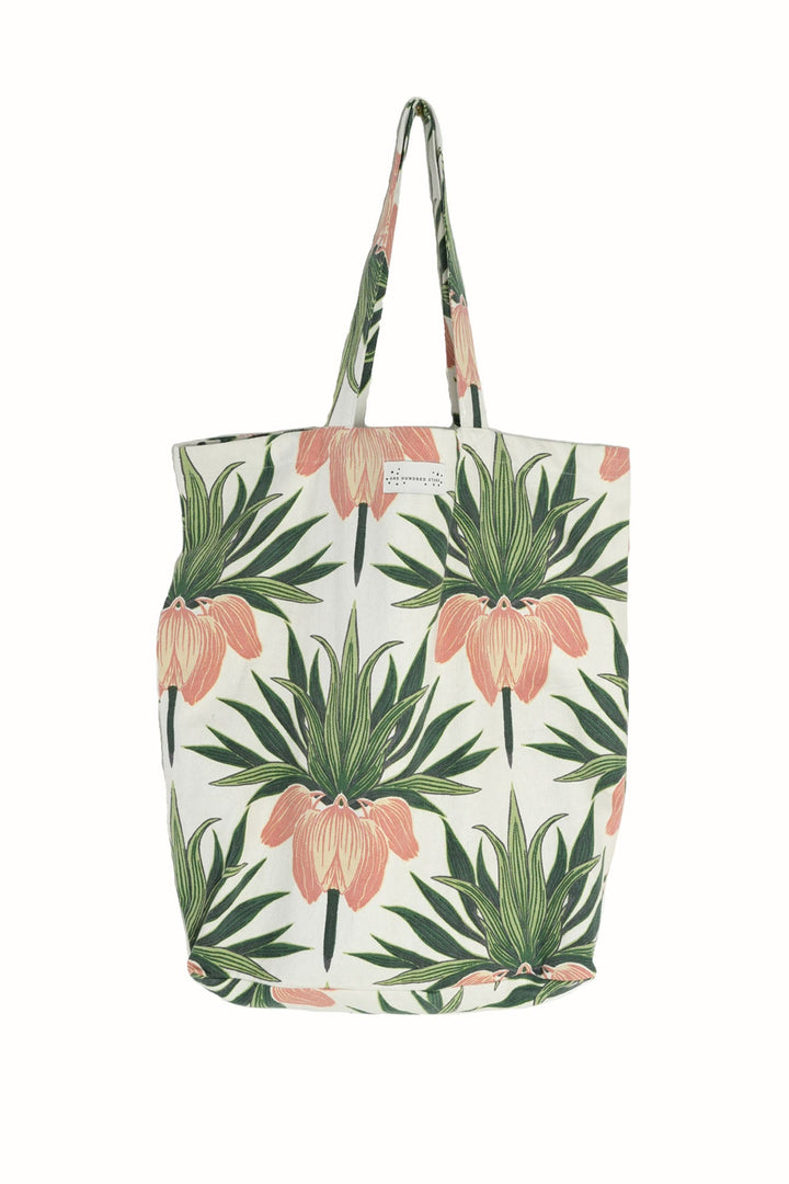 Deco Bud Ivory Canvas Bag