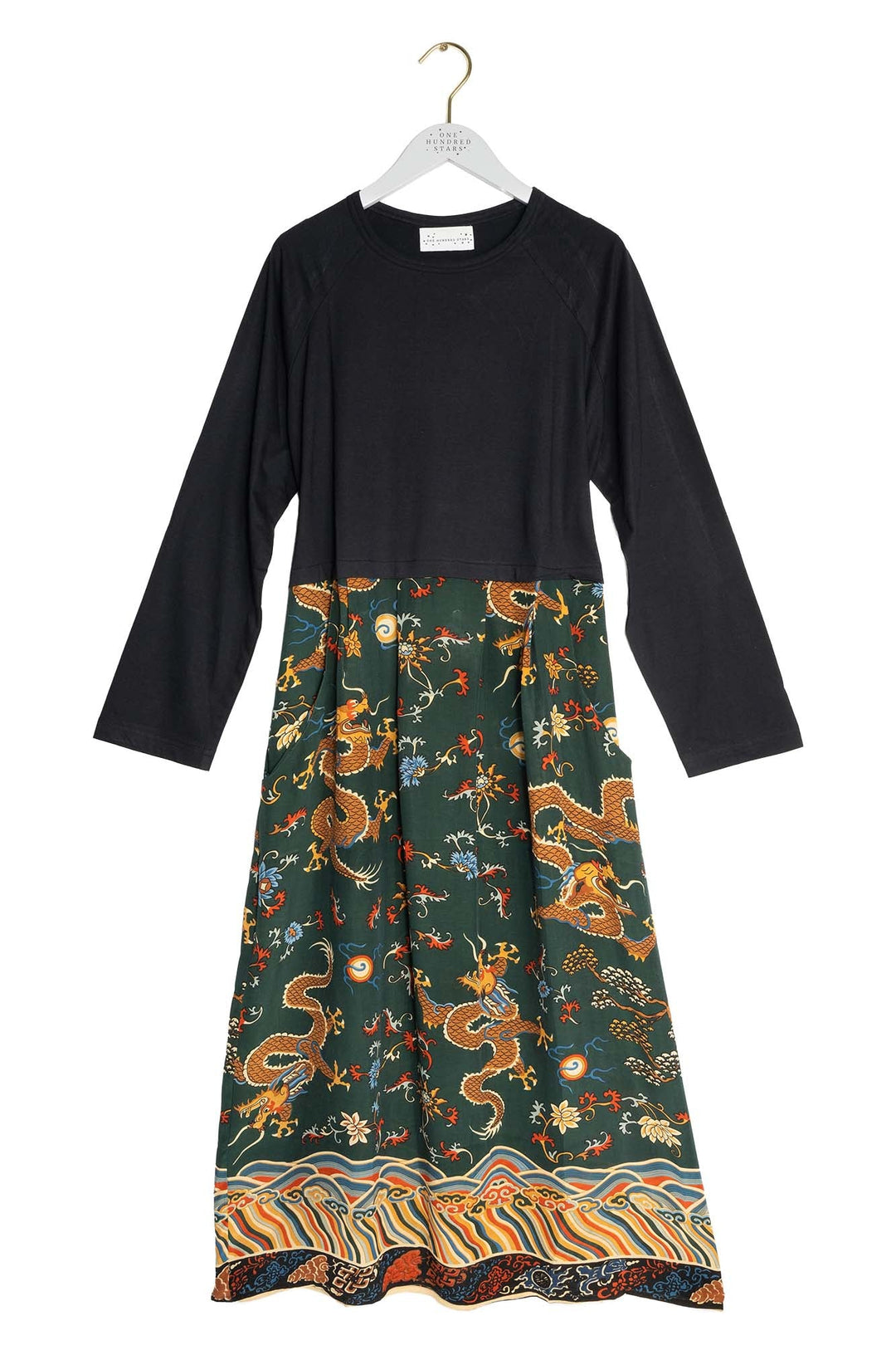 Dragon Green Slouch Dress