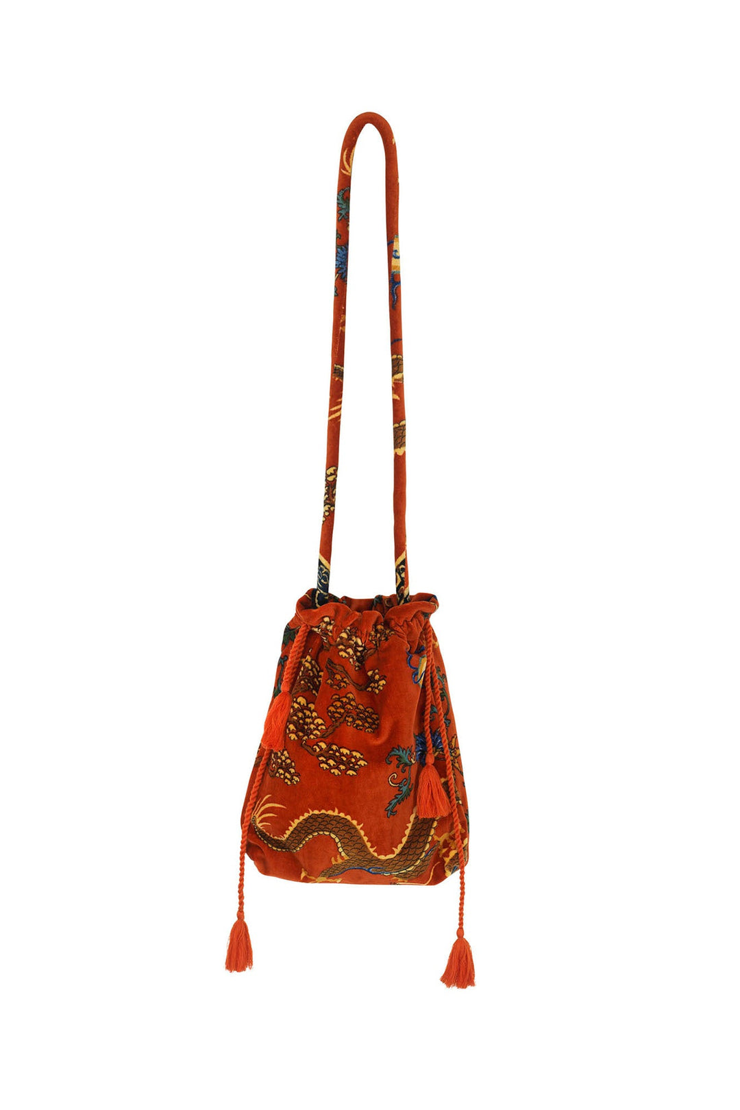 Dragon Rust Tassel Bag