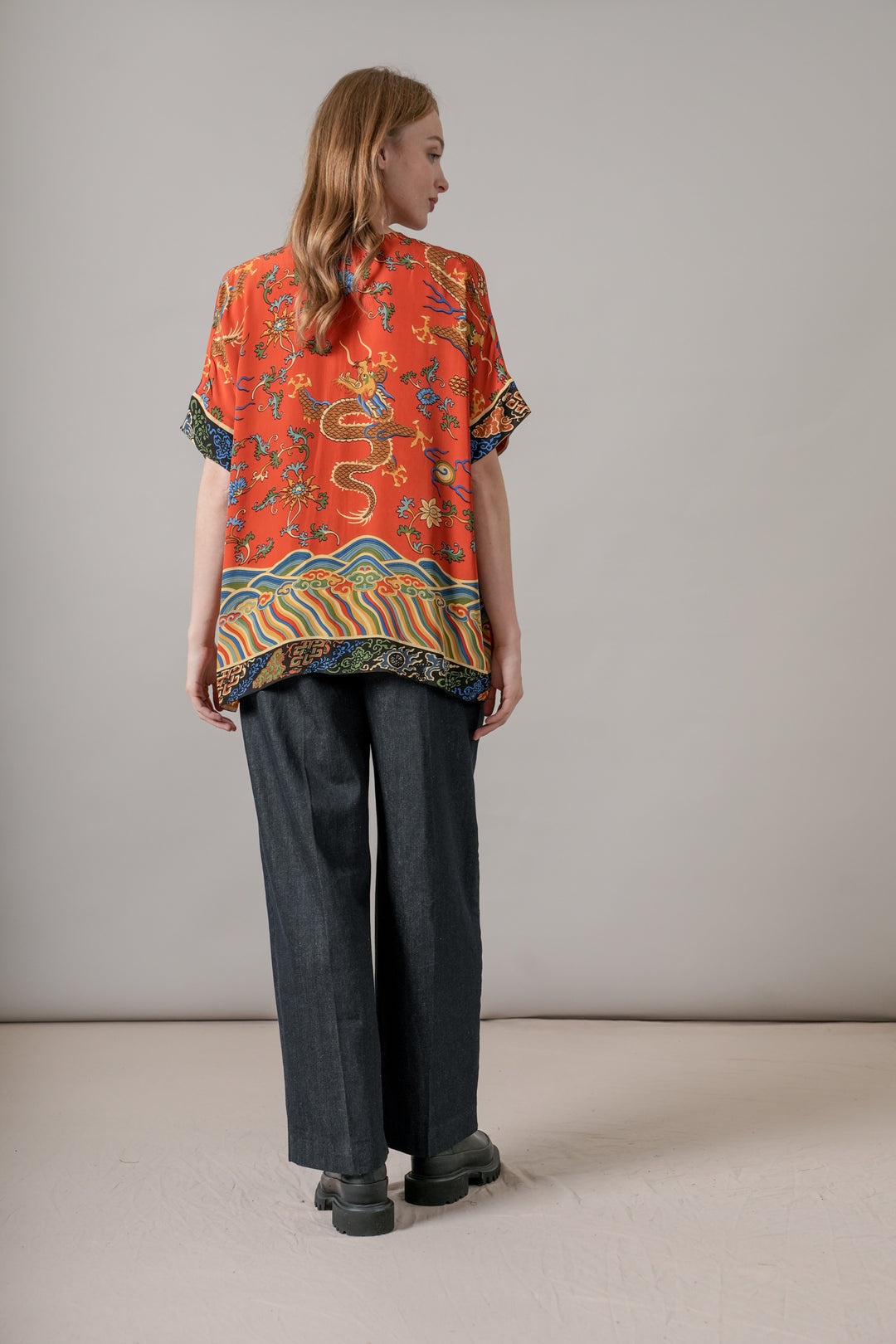 Dragon Rust Tea Blouse