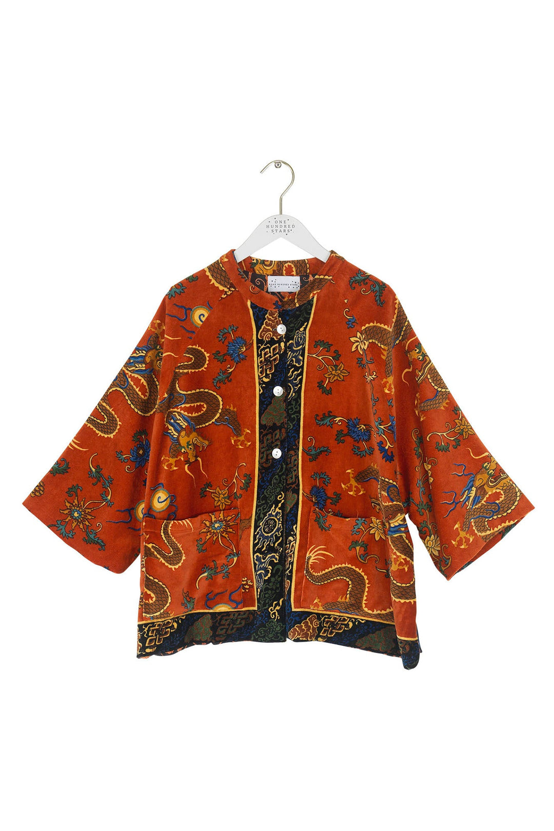 Dragon Rust Velvet Jacket