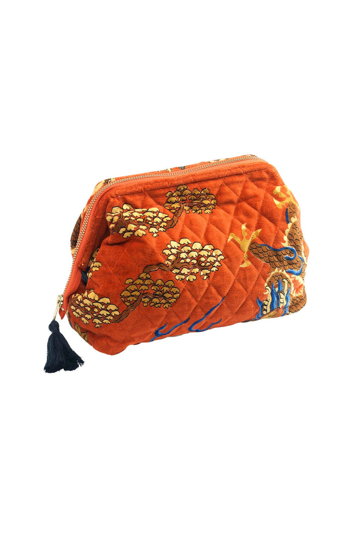 Dragon Rust Velvet Pouch