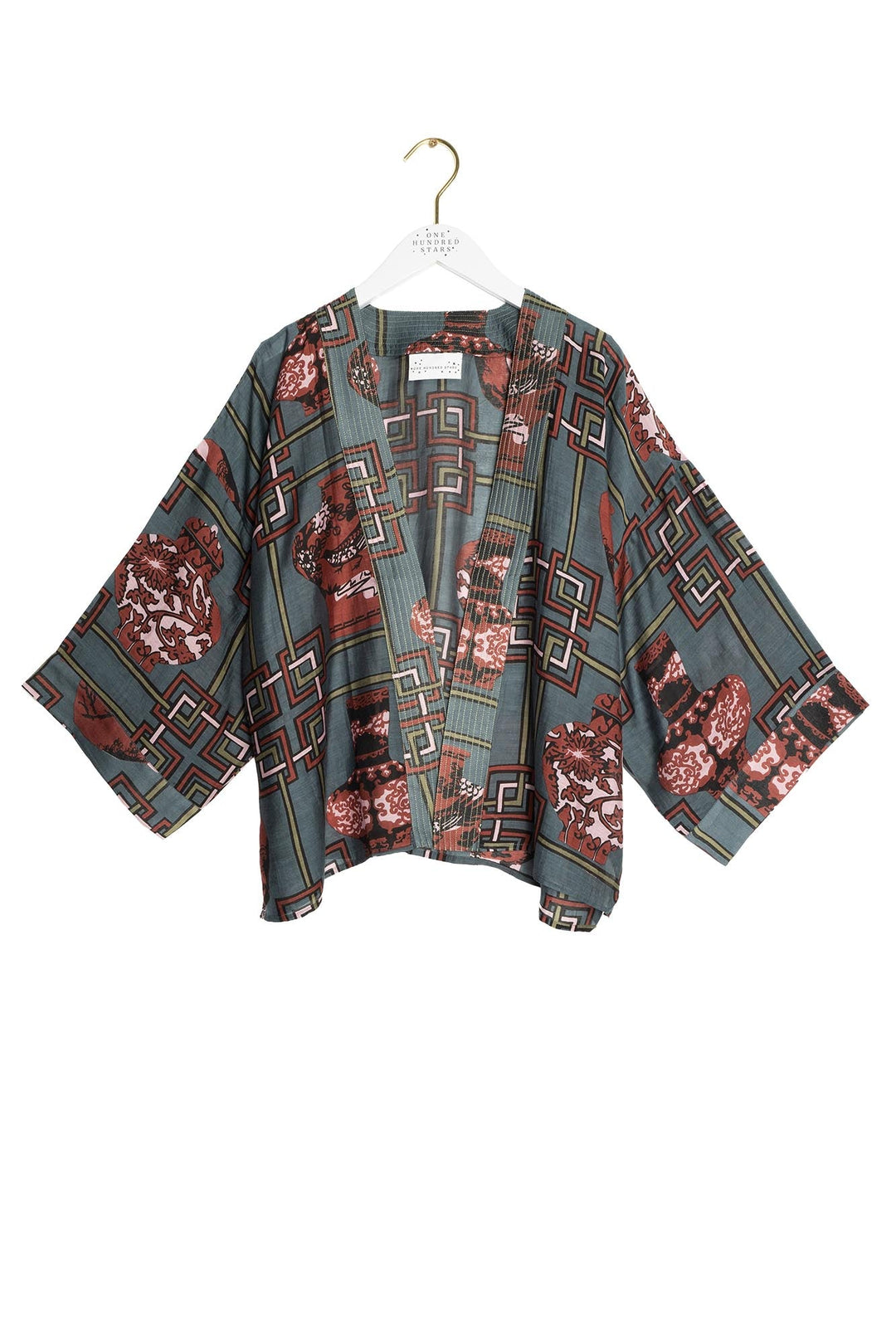 Ginger Jar Grey Kimono