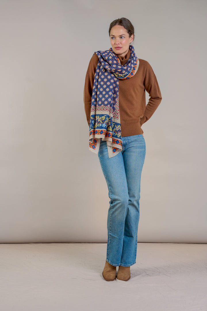 Moorish Blue Scarf