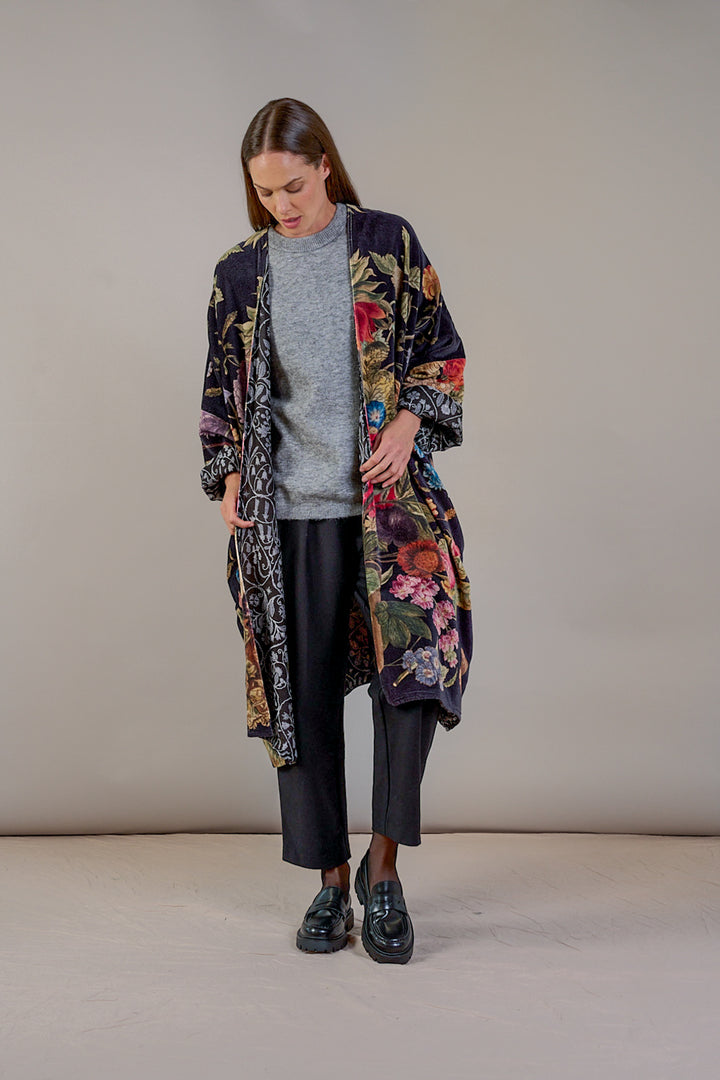 Primula Black Velvet Grande Kimono