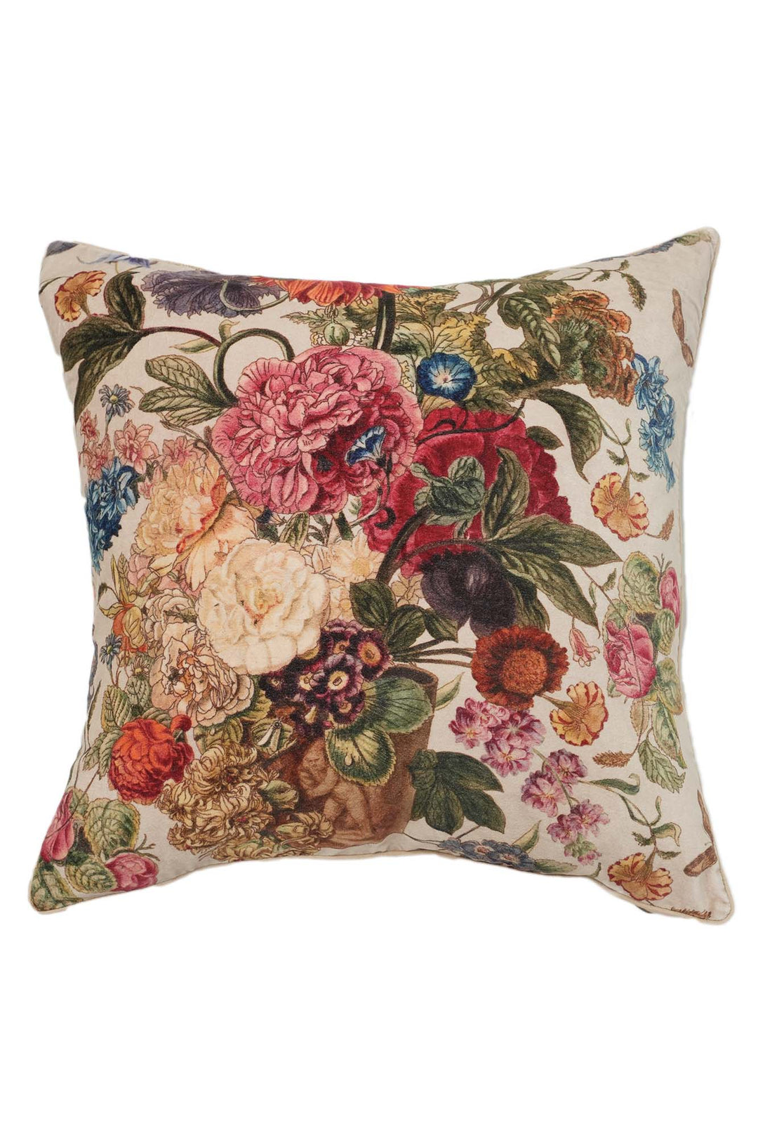 Primula Stone Velvet Cushion