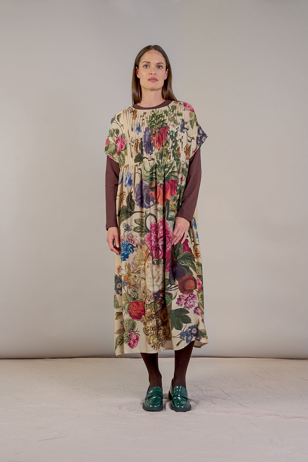 Primula Stone Pleat Dress