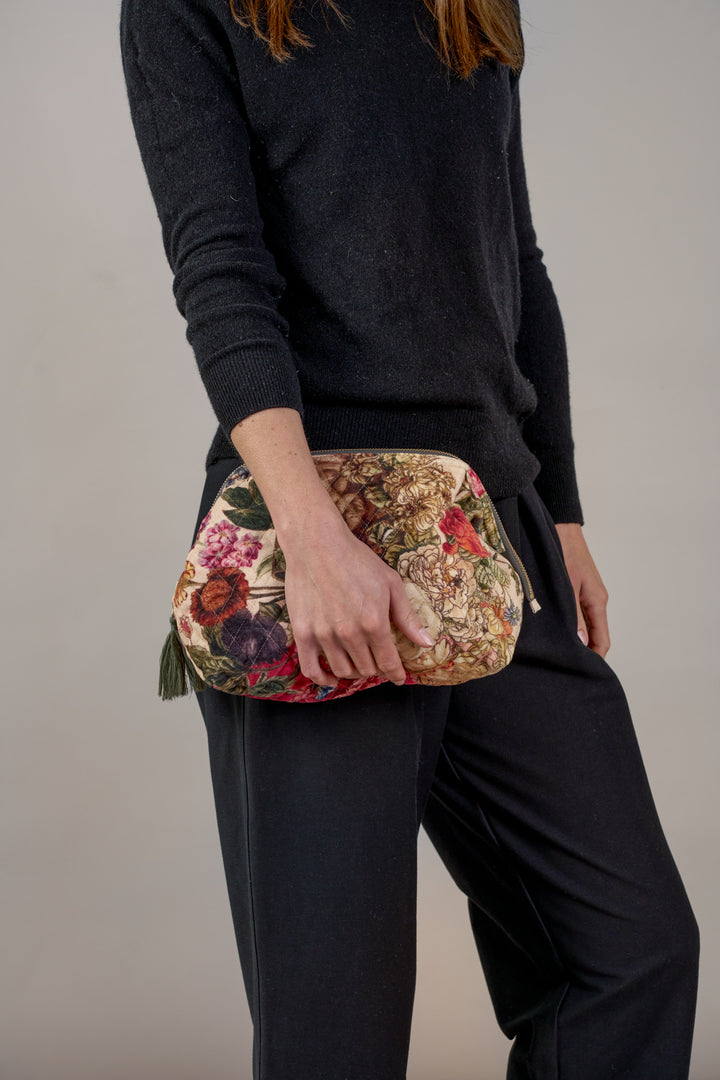 Primula Stone Velvet Pouch