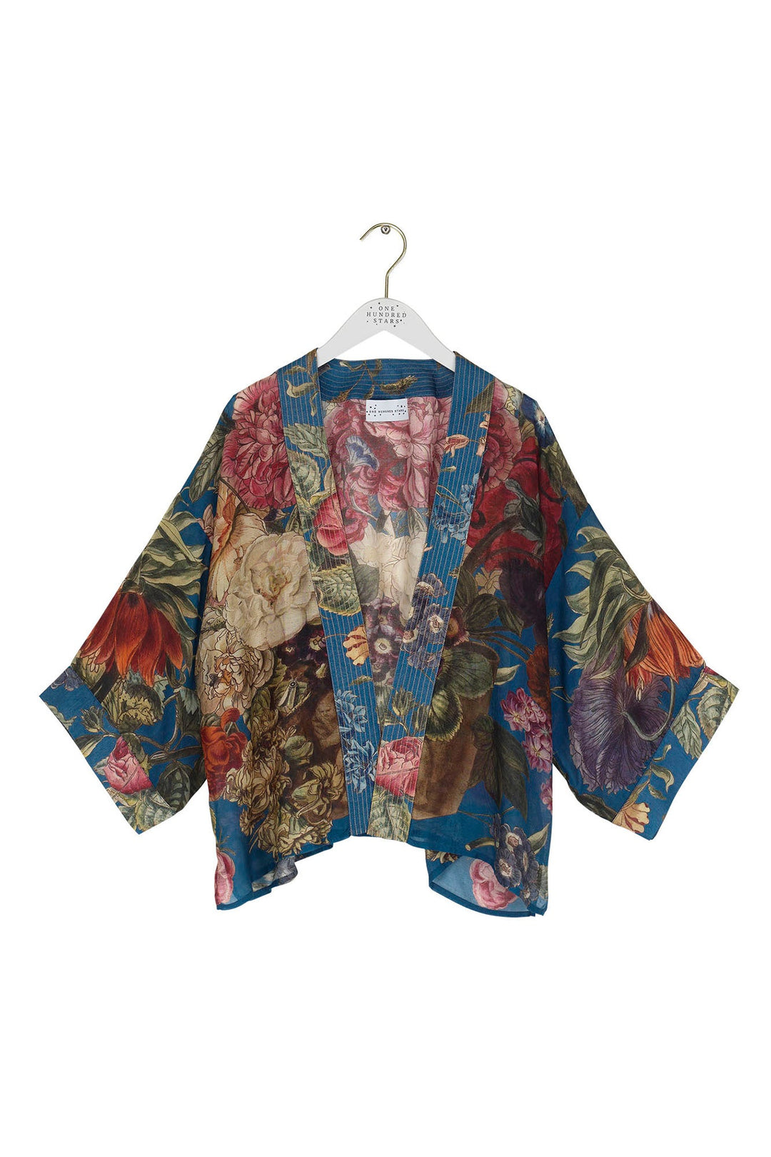 Primula Teal Kimono