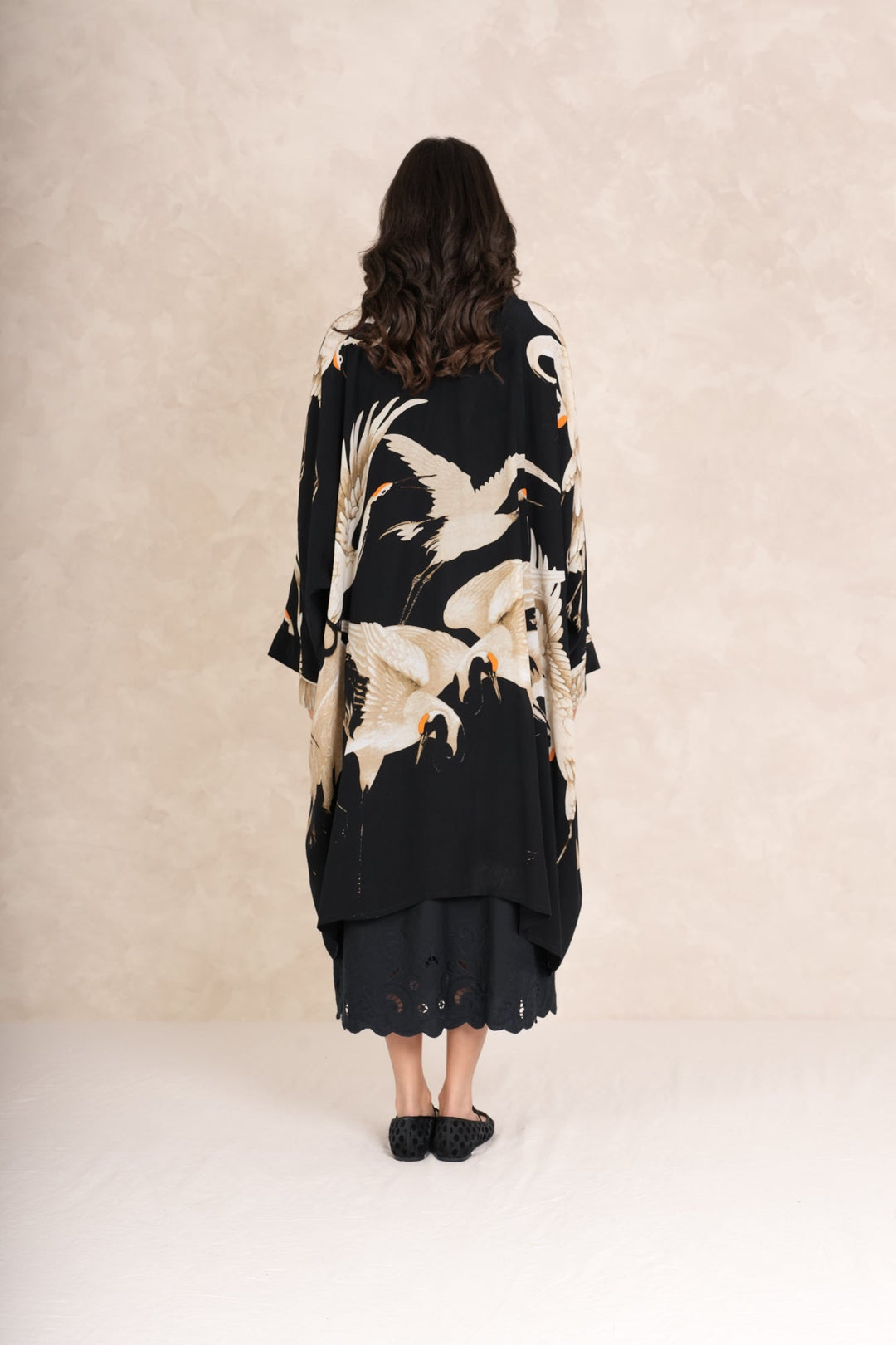 Stork Black Grande Kimono