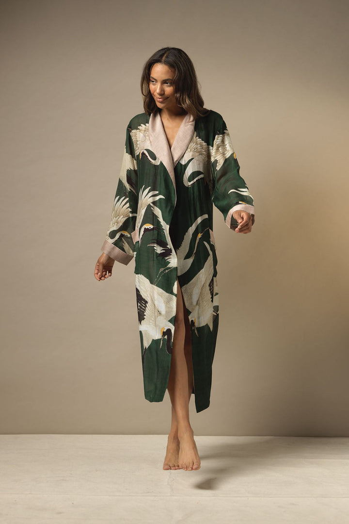 Stork Forest Green Gown