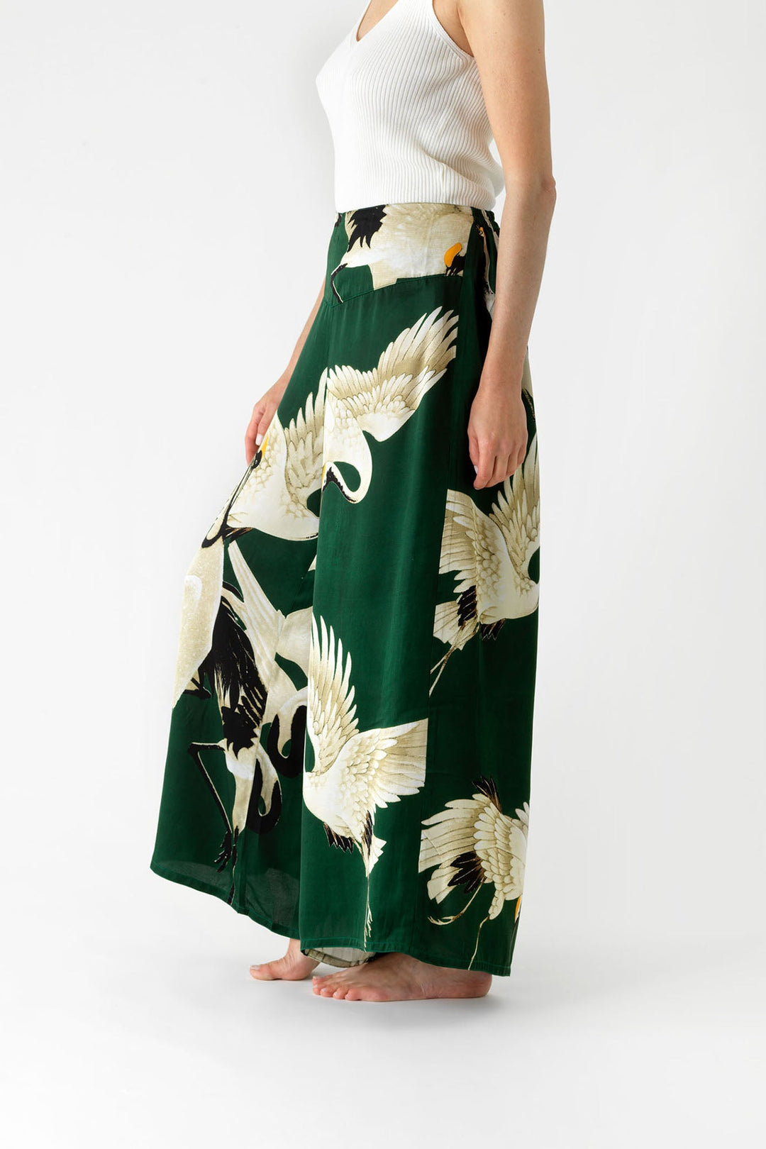 Stork Forest Palazzo Pant