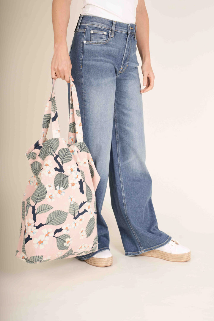 Tree Blossom Pink Canvas Bag