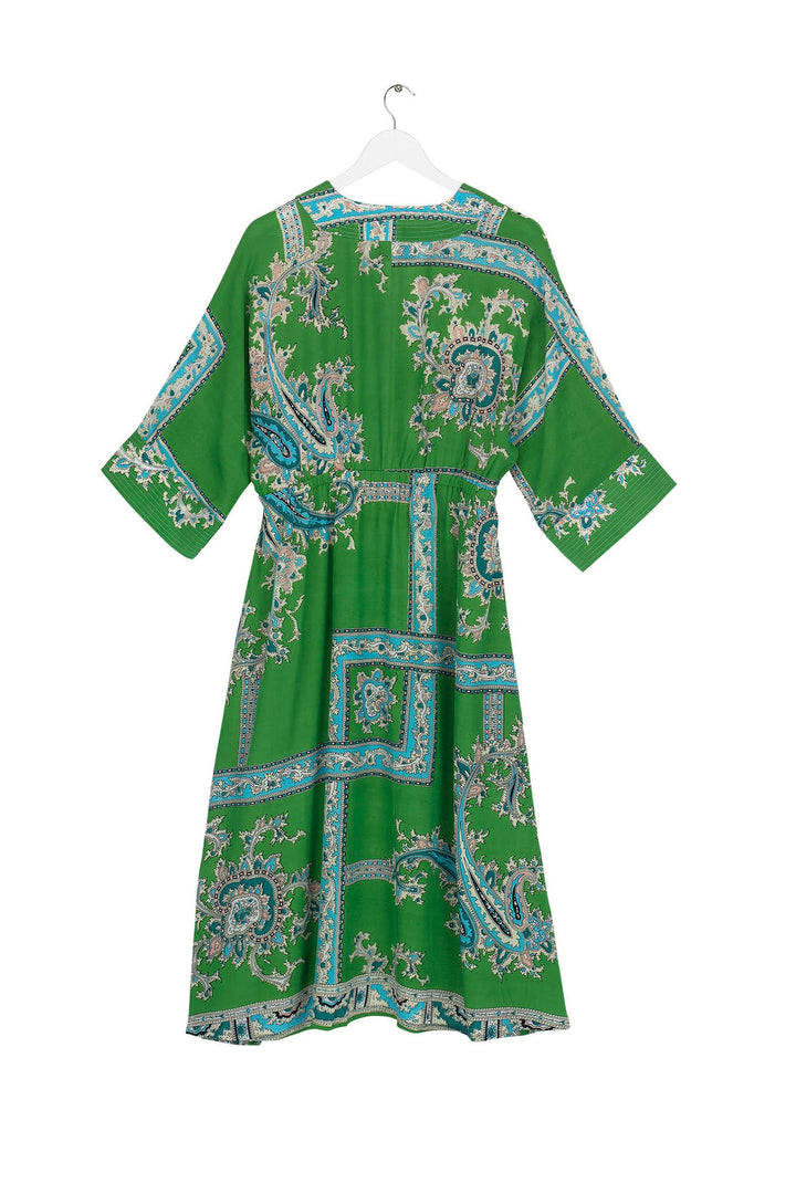 Handkerchief Green Abbi Dress