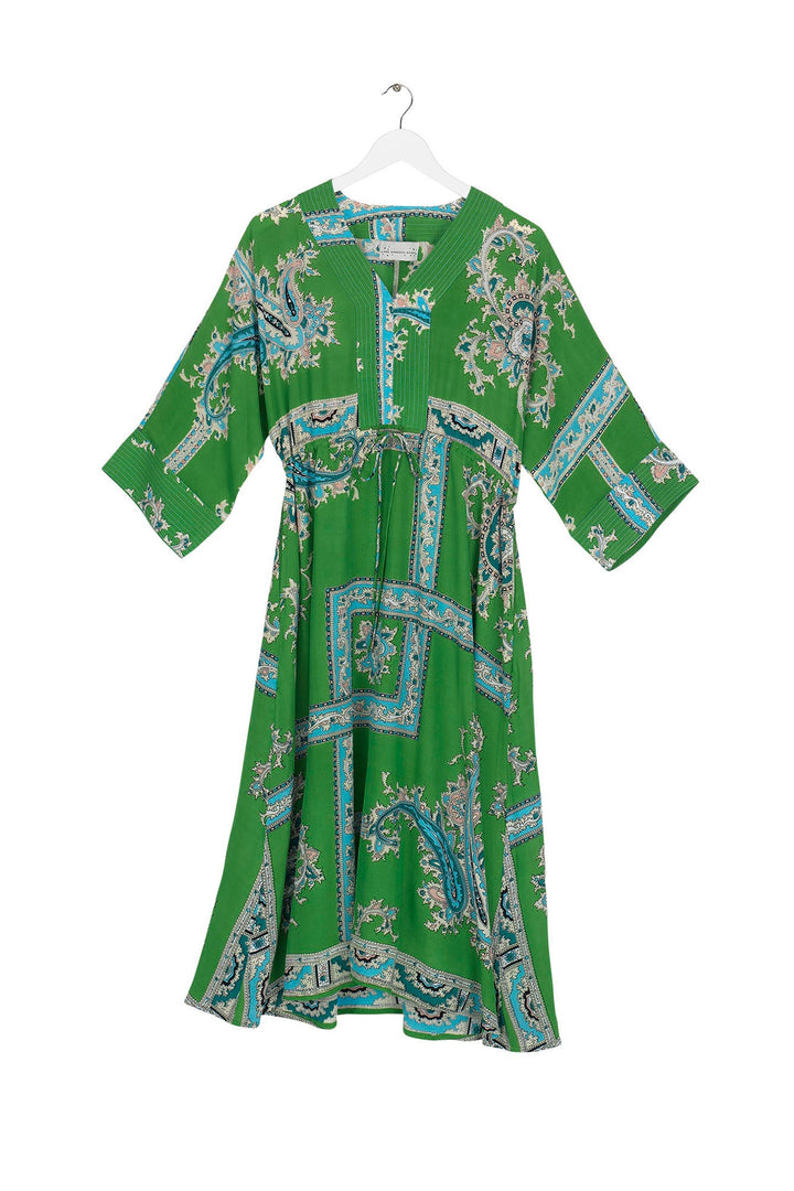 Handkerchief Green Abbi Dress