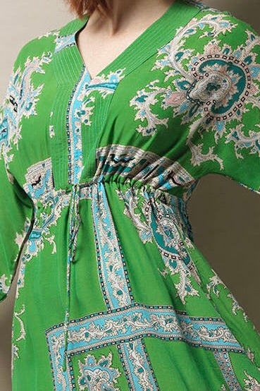 Handkerchief Green Abbi Dress