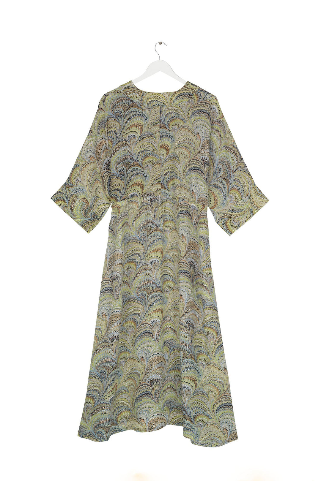 Marbled Green Abbi Dress