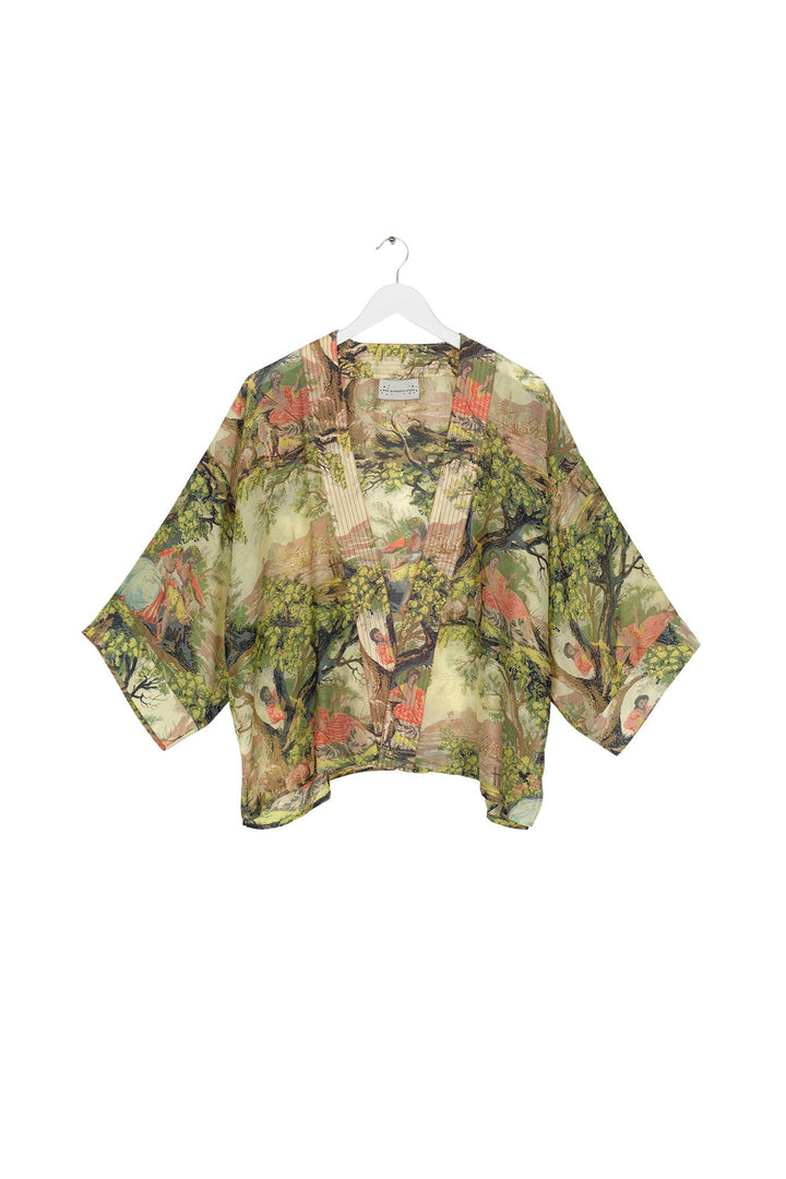 Country Toile  Kimono